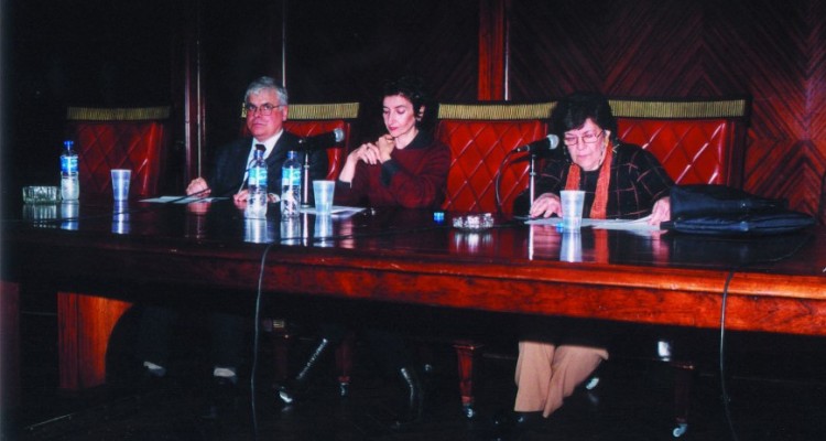 Luis Alberto Romero, Mónica Cabrera y Beatriz Rajland