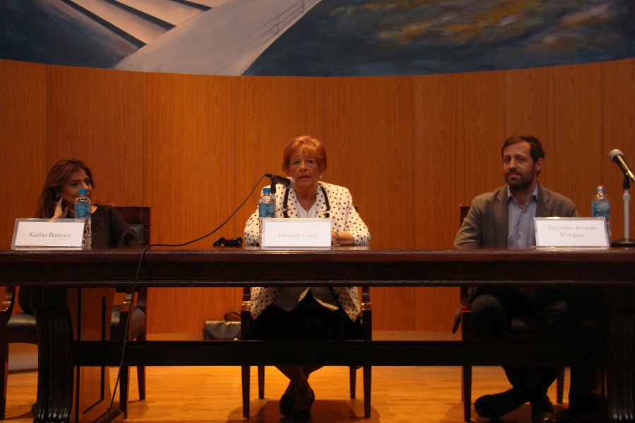 Karina Barreiro, Graciela Güidi y Alejandro Román Márquez