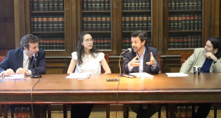 Agustín Parise, Julieta Marotta, Emiliano Buis y Ricardo Rabinovich-Berkman