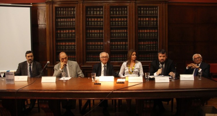 Daniel Pastor, Raúl E. Zaffaroni, Luigi Ferrajoli, María Fernanda Puleio, Matías Bailone y Alberto Filippi