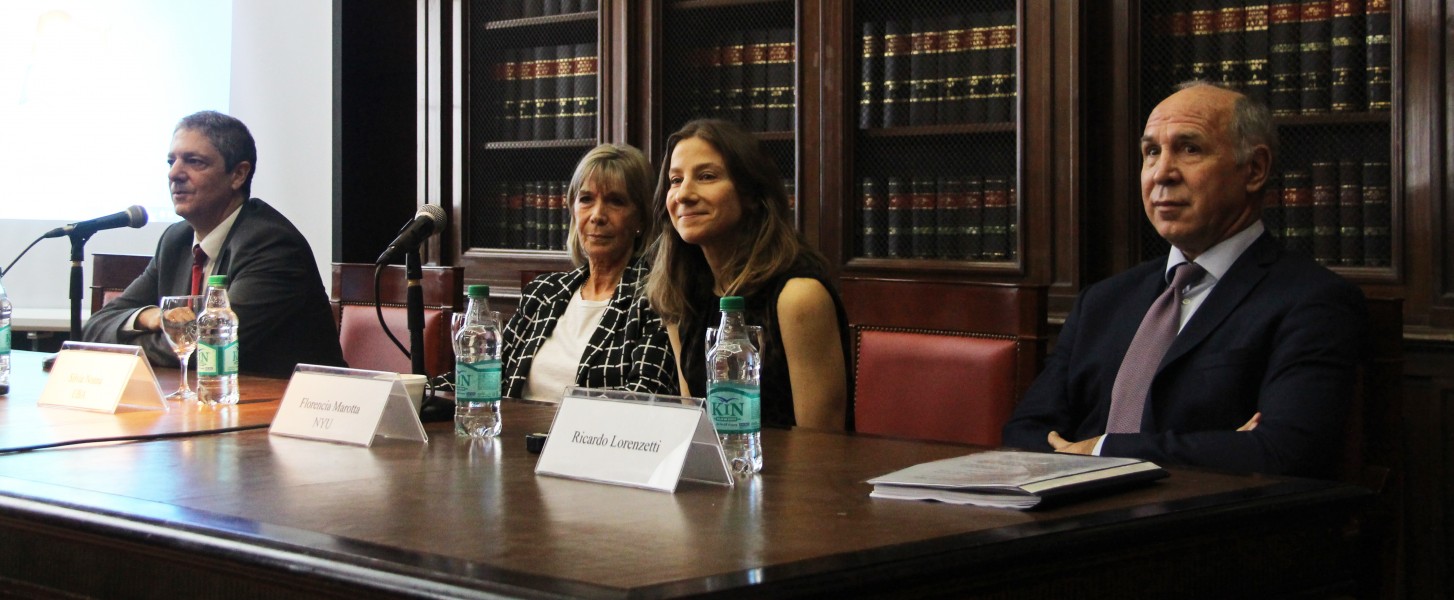 Marcelo Alegre, Silvia Nonna, Florencia Marrota-Wurgler y Ricardo Lorenzetti