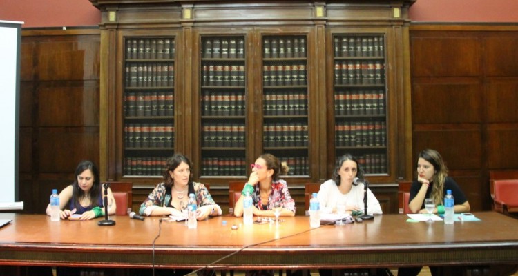 Cecilia Hopp, Liliana Ronconi, Marisa Herrera, Romina Faerman y Victoria Beltrán Flores