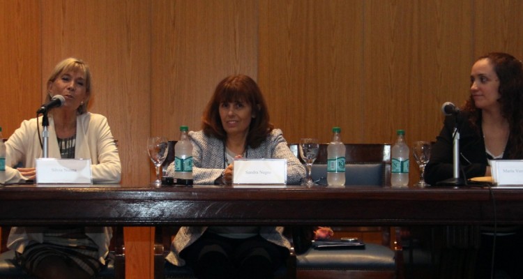 Silvia Nonna, Sandra Negro y María Verónica Laroca