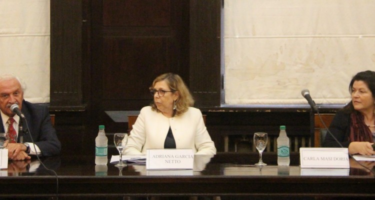 Alberto Filippi, Adriana García Netto y Carla Masi Doria