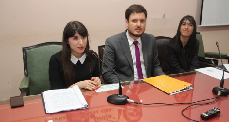 Gala Núñez, Sebastián Barocelli y Natalia Torres Santomé