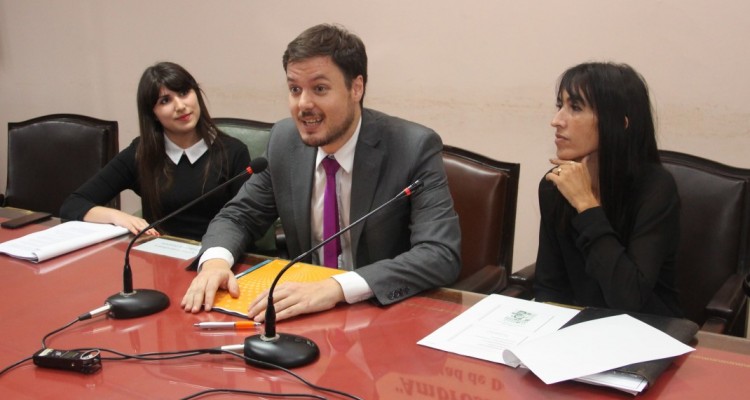 Gala Núñez, Sebastián Barocelli y Natalia Torres Santomé