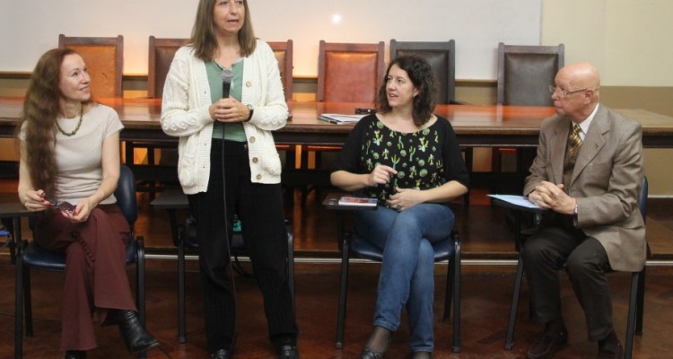 Mónica Maffía,  Andrea L. Gastron, Viviana Diez y Daniel Capano