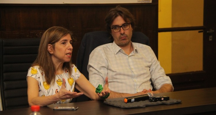 Ingrid Beck y Martín Sigal