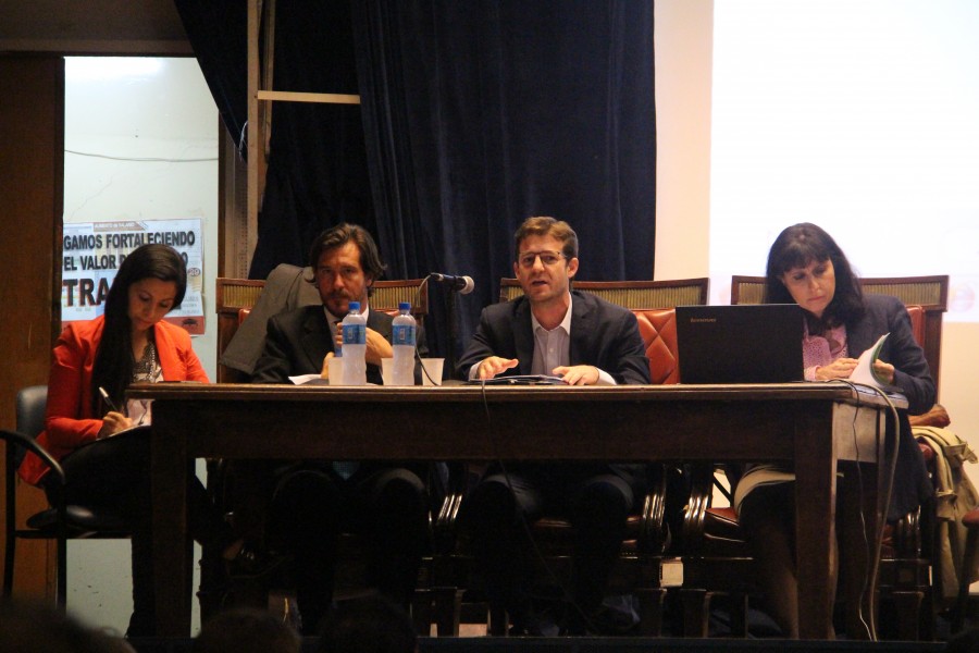 Silvina A. Alonso, Mario Laporta, Juan Pablo Fridenberg y Carolina Robiglio