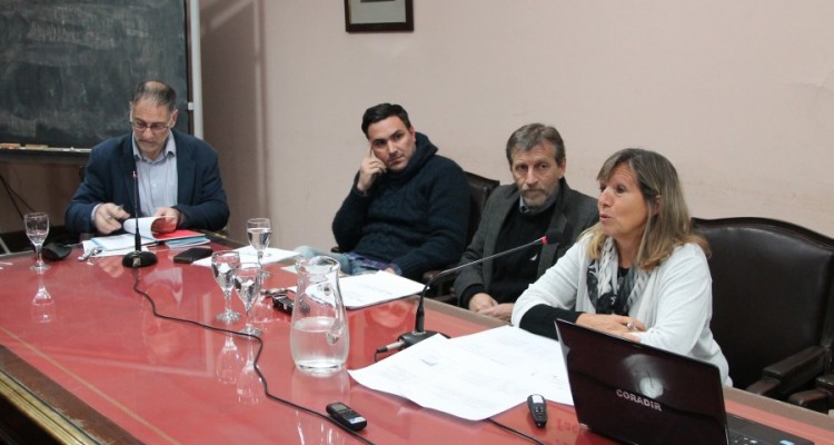 Gustavo Gamallo, Gildo Onorato, Enrique Palmeyro y Emilce Moler