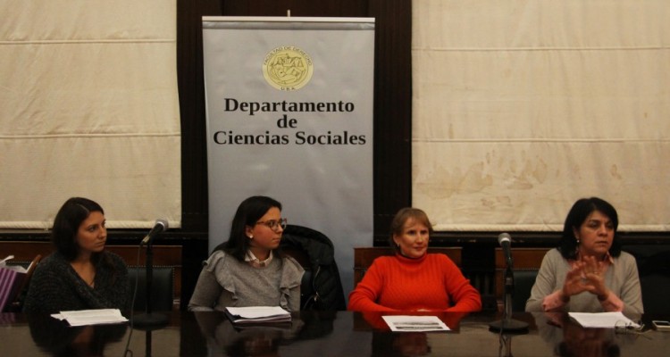 Melina González, Brenda Espiñeira, Elizabeth Silva y Natalia Stringini