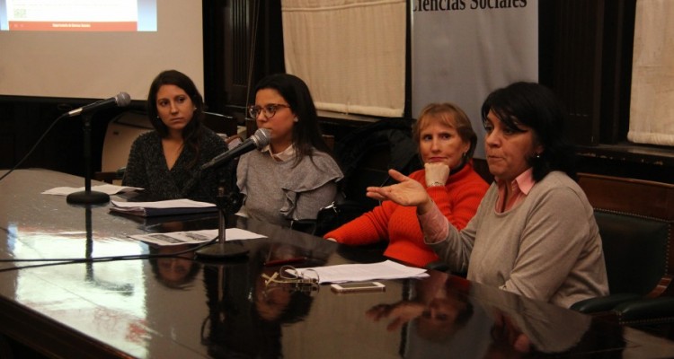 Melina González, Brenda Espiñeira, Elizabeth Silva y Natalia Stringini