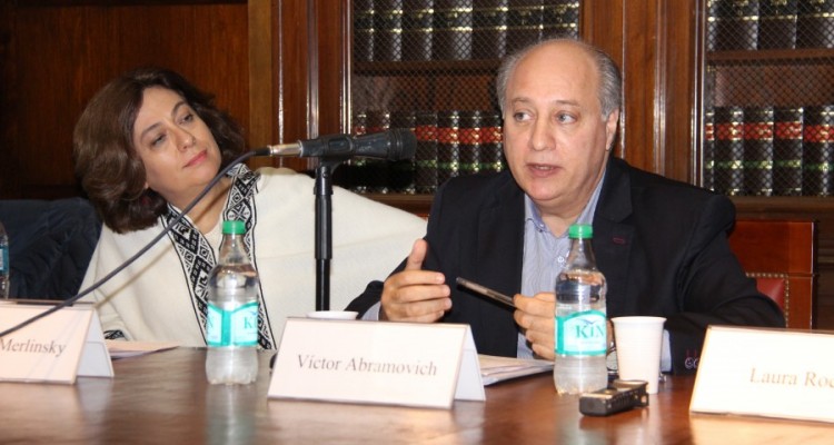 Gabriela Merlinksy y Víctor Abramovich