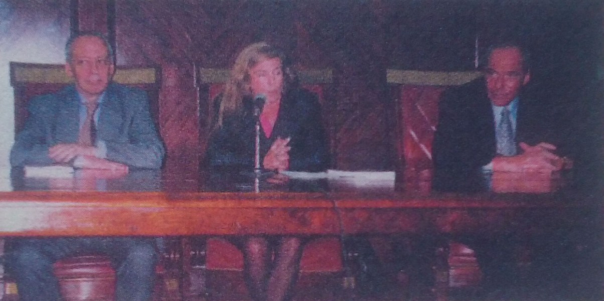 Horacio Verbitsky,  Silvia Inchaurraga y Eugenio Raúl Zaffaroni 