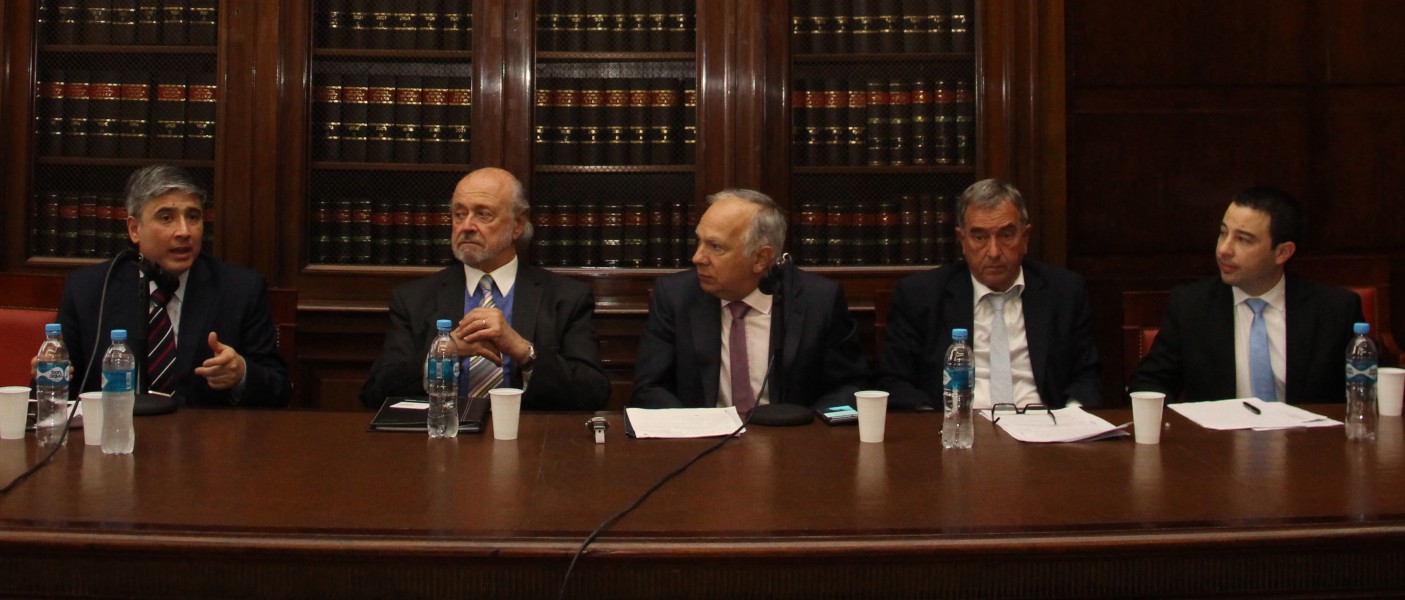 Paulo Maresca, Eduardo Sirkin, Omar Díaz Solimine, Gustavo Del Blanco y Ismael Lofeudo