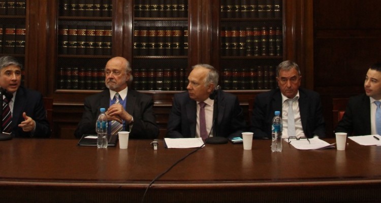 Paulo Maresca, Eduardo Sirkin, Omar Díaz Solimine, Gustavo Del Blanco y Ismael Lofeudo