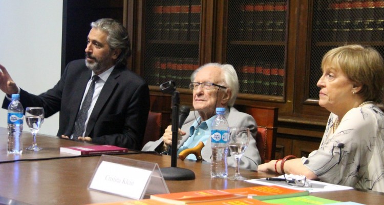 Juan Pablo Mas Velez, Johan Galtung y María Cristina Klein