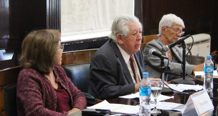 Frida Armas, Edmundo Vargas y Mónica Pinto