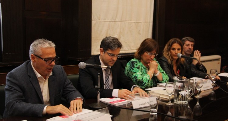 Sergio Torres, Leonardo Brond, Silvia Martínez, Marina Soberano y Ricardo Basílico