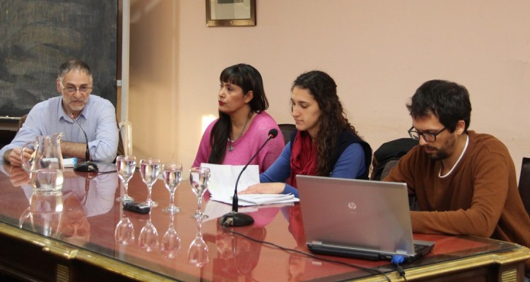 Gustavo Gamallo, Fernanda Miño, Guillermina Storch y Daniel Field