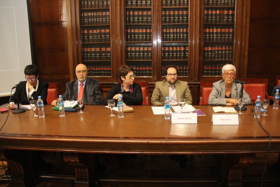 Marta Vigevano, Horacio Ravenna, Valeria Barbuto, Luciano Hazan y Mónica Pinto