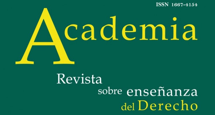 <i>Academia. Revista sobre Enseñanza del Derecho</i> n. º 30