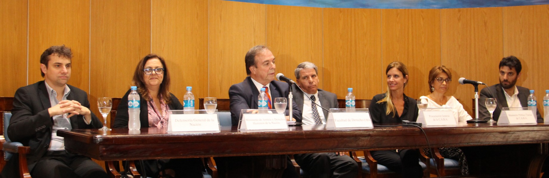 Javier Lancestremere, María Fernanda Rodríguez, Marcelo Gebhardt, Gabriel Astarloa, Yael Bendel, Silvina Pennella y Juan Pablo Magri