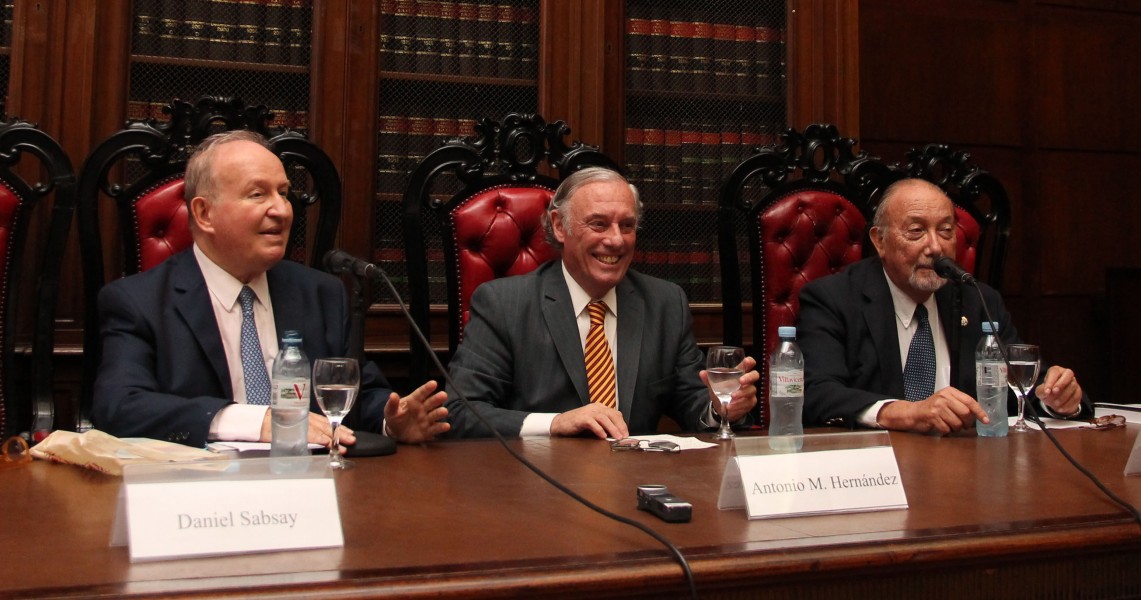 Daniel Sabsay, Antonio María Hernández y Néstor Pedro Sagüés