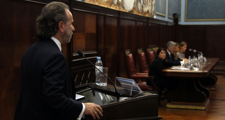 El director Pablo Singerman al momento de la apertura de la jornada.