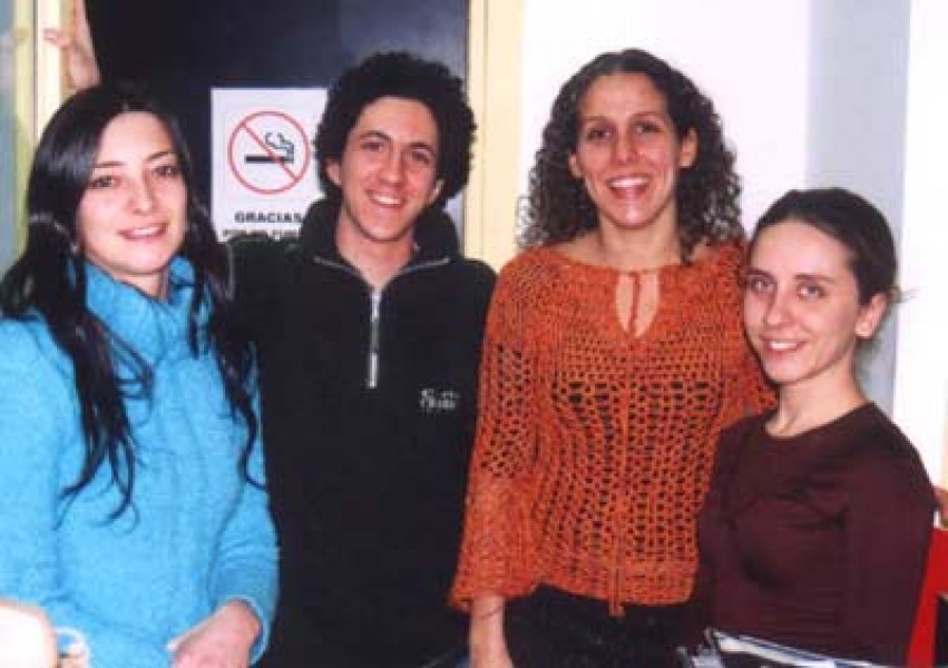 Verónica Hernández, Guillermo E. Semeniuk, Violeta Canggianelli y Analía Docampo