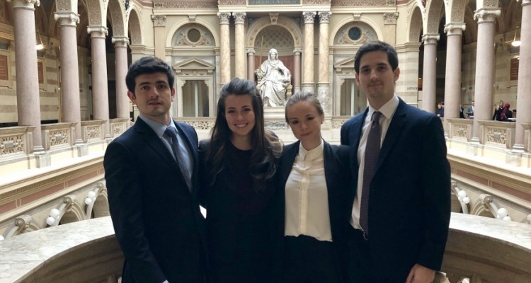 Hugo Bruzone, Manuela Díaz, Valentina Biondi Grané y Juan Pablo Blasco