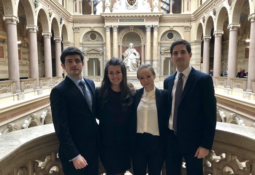 Hugo Bruzone, Manuela Díaz, Valentina Biondi Grané y Juan Pablo Blasco