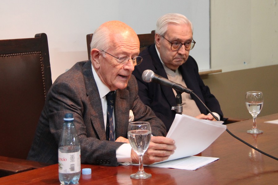 Martín D. Farrell y Ricardo Guibourg