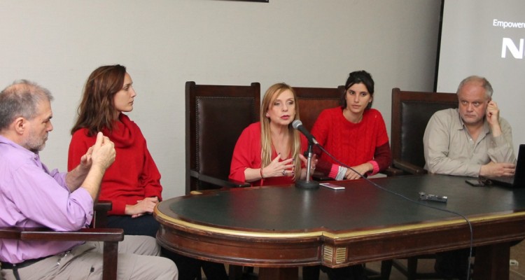 Carlos Blanco, Cecilia Ciancio, María José Lubertino, Milagros Hurtig y Fabio Grementieri