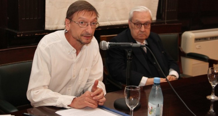 Claudio Martyniuk y Ricardo Guibourg