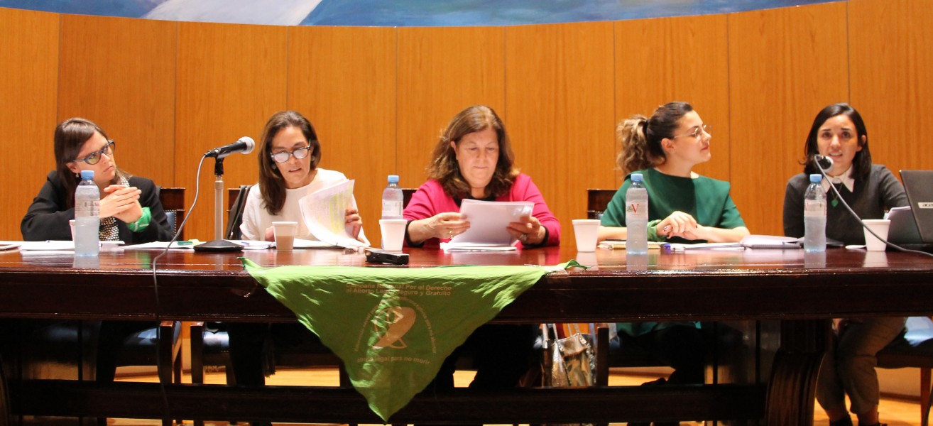 Brenda Austin, Carla Carrizo, Carmen Storani, Tamara Hall y María Belén Dileo