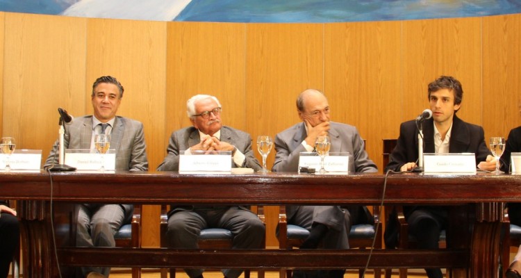 Silvina Zimermann, Valeria Barbuto, Daniel Rafecas, Alberto Filippi, Eugenio R. Zaffaroni, Guido Croxatto, Valeria Vegh Weis y Luis María Bunge Campos