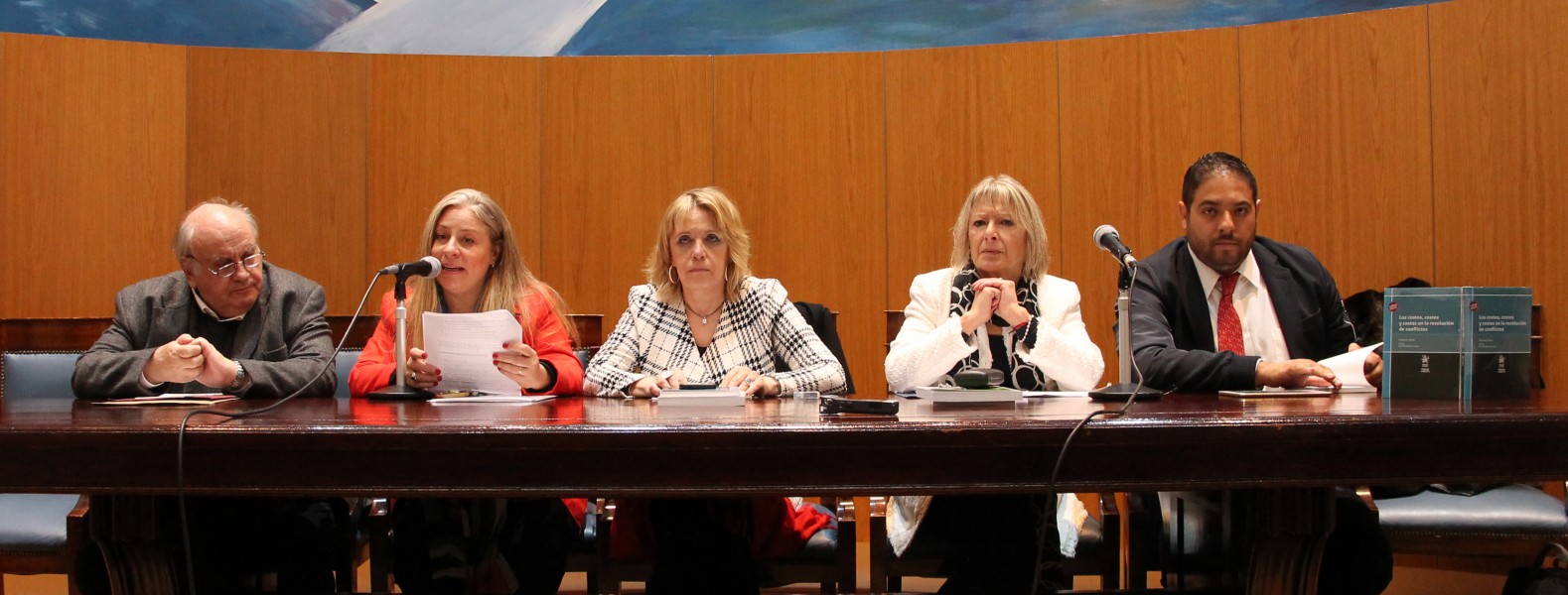 Oscar Ameal, Lorena Maggio, Celia Weingarten, Graciela Lovece y Arnulfo Sánchez García