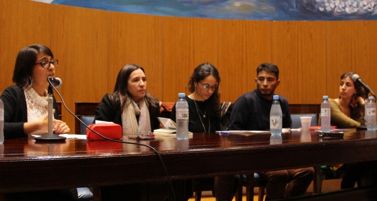 Lucia Dalmas, Laura Lora, María Laura Böhm, Waldemar Cubilla y Cynthia Bustelo