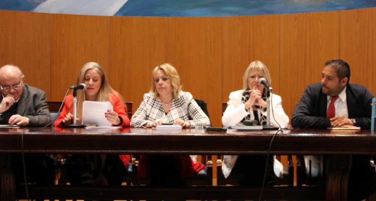 Oscar Ameal, Lorena Maggio, Celia Weingarten, Graciela Lovece y Arnulfo Sánchez García 