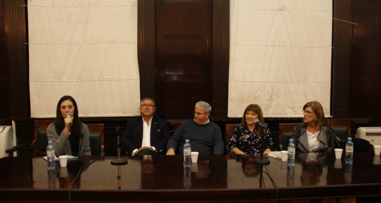 Carolina Crerar, Juan Carlos Couto, Gabriel Garriga, Elizabeth Aimar y Ana Dorfman