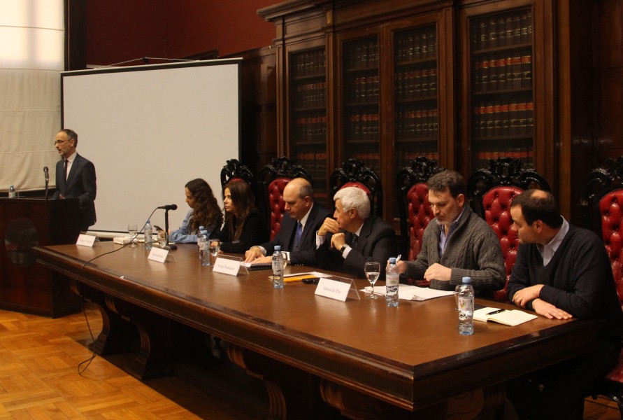 Carlos F. Balbín, Natalia Volosin, Vanesa del Boca, Sergio Rodríguez, Ángel Bruno, Sebastián Pilo y Germán Emanuele