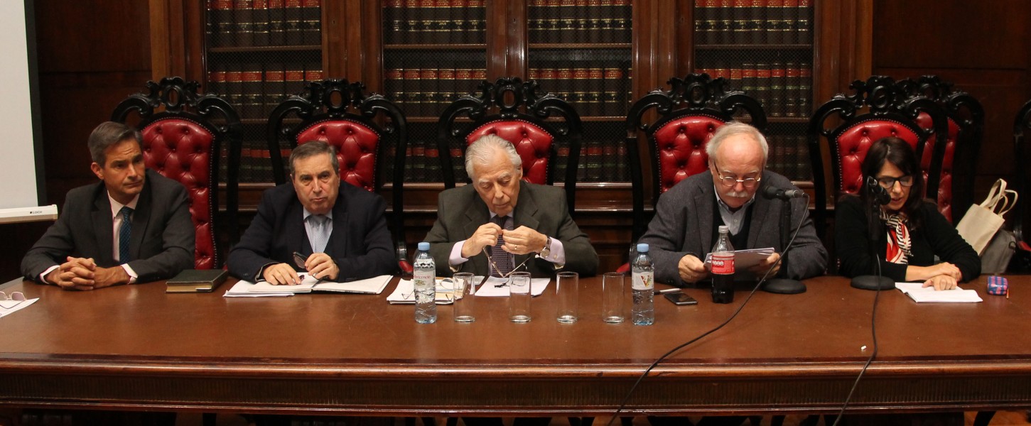 Pablo L. Manili, Marcelo López Alfonsín, Mario Federici, Patrice Vermeren y Natalia Prunes