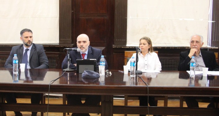 Pablo Segura, Eduardo Bertoni, María Martha Panighetti y Eduardo Molina Quiroga