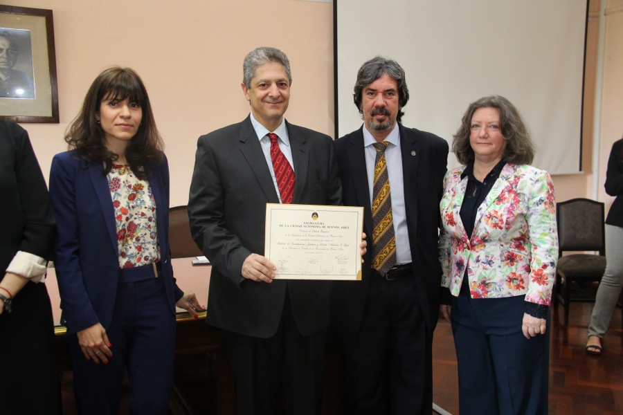 Luciana Scotti, Marcelo Alegre, Daniel Rodriguez Masdeu y María Gracia Nenci