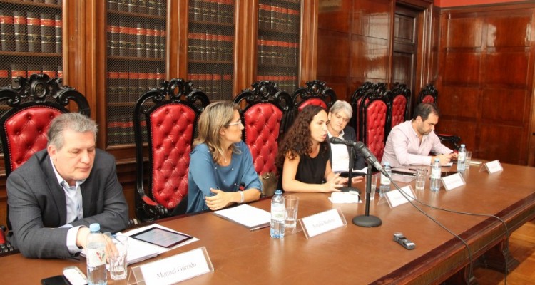 Manuel Garrido, Natalia Barbero, Natalia Volosin, Hugo Wortman Jofre y Pablo Secchi