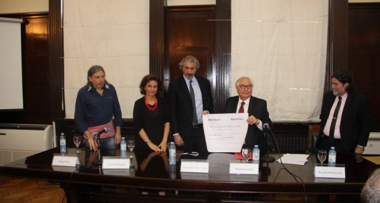 La UBA distinguió con el doctorado honoris causa al profesor Manuel Castells