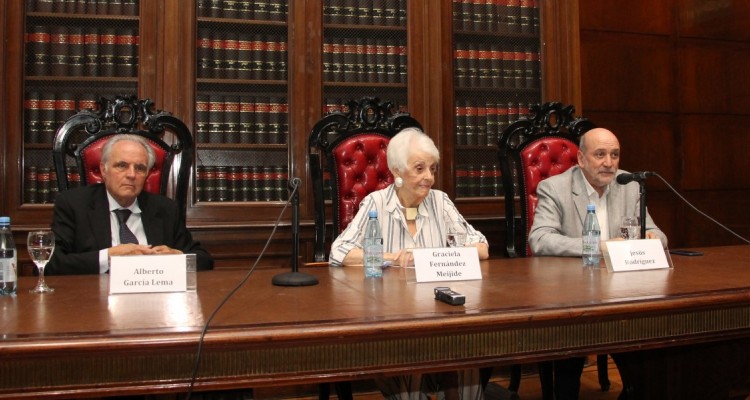 Alberto García Lema, Graciela Fernández Meijide y Jesús Rodríguez