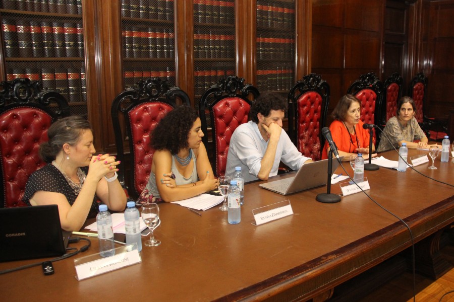 Liliana Ronconi, Silvina Zimmerman, Gustavo Maurino, Patricia Tappatá Valdez y Natalia Debandi