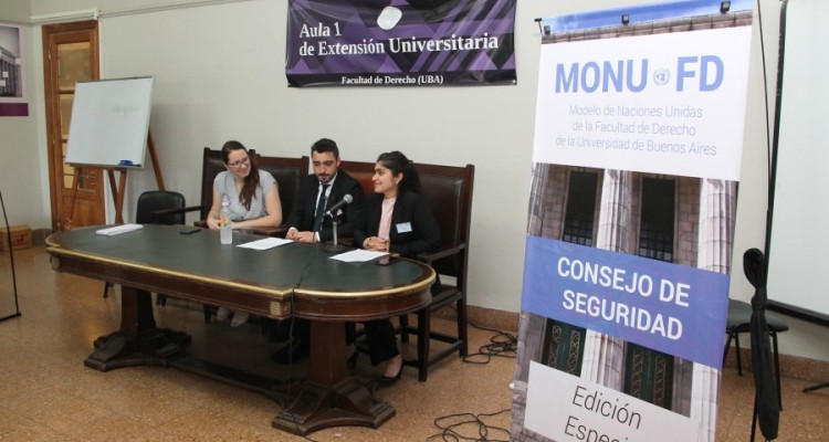 Primera edición del Modelo de Naciones Unidas de la Facultad - Especial Consejo de Seguridad